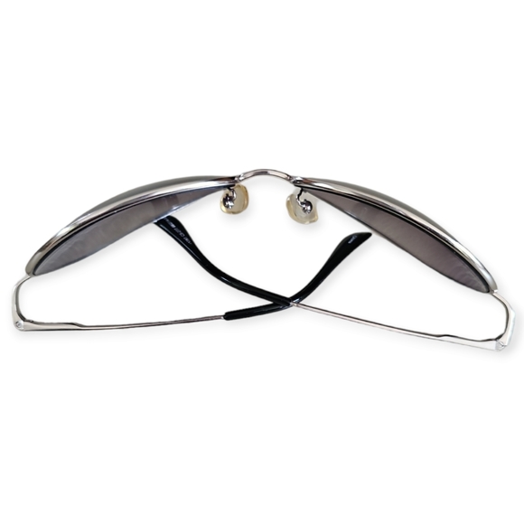 Vintage Italian Designer Metal Frame Classic Aviator Glasses - Picture 11 of 13